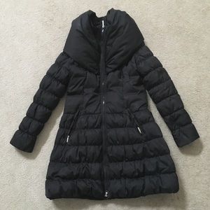 Laundry by Shelli Segal Black Puffer Coat